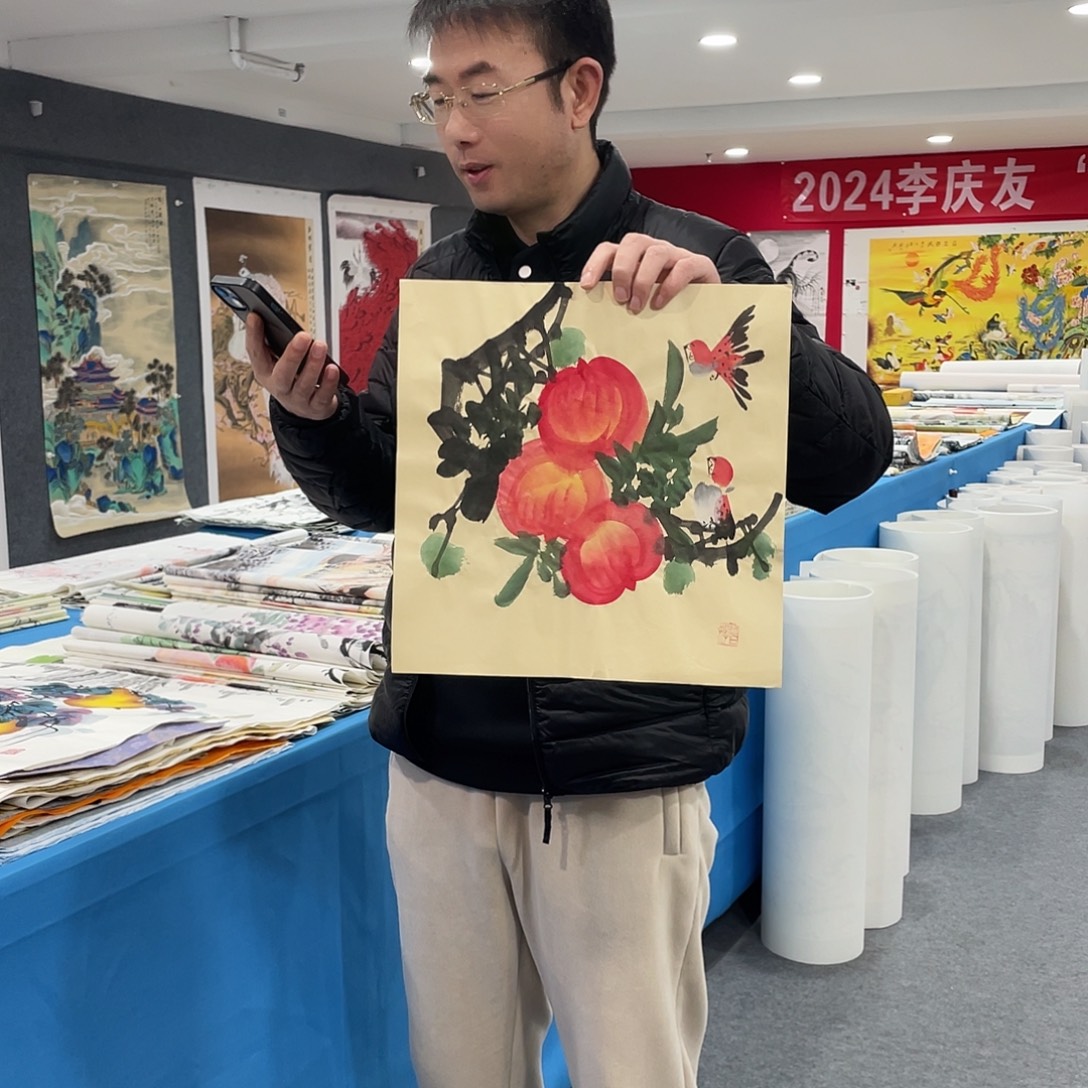 国画今天上午国画作品展示