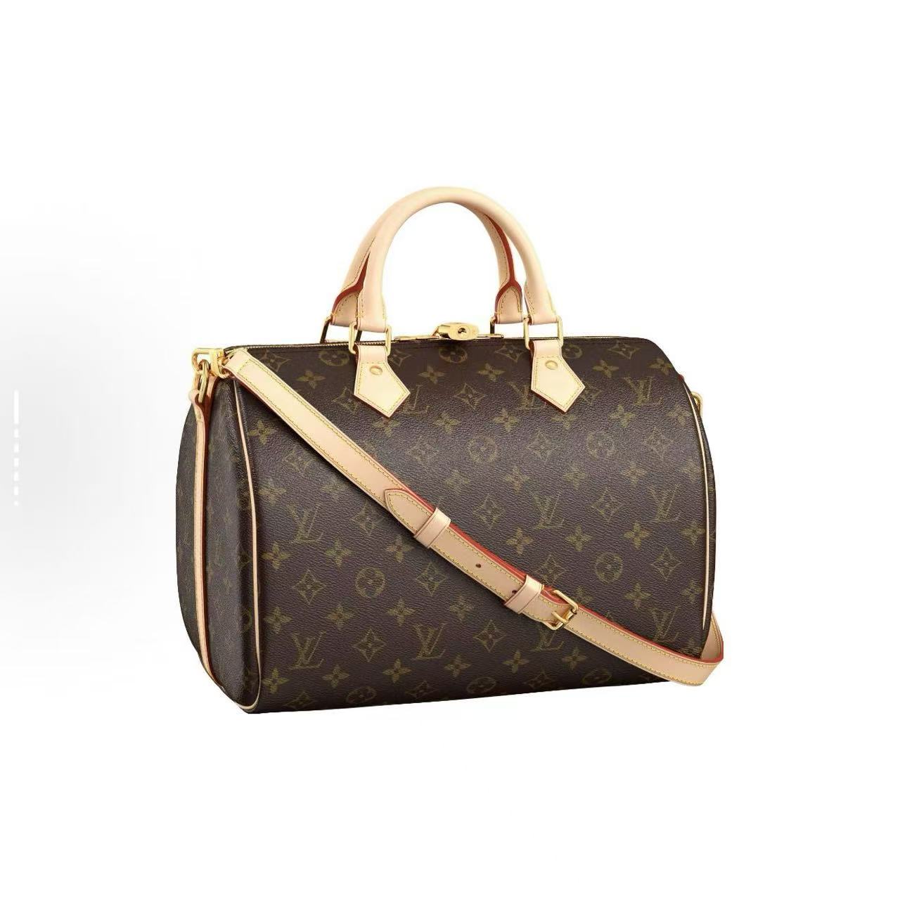99新 LouisVuitton/路易威登 【诗诗一口价】speedy30肩带款包/98新