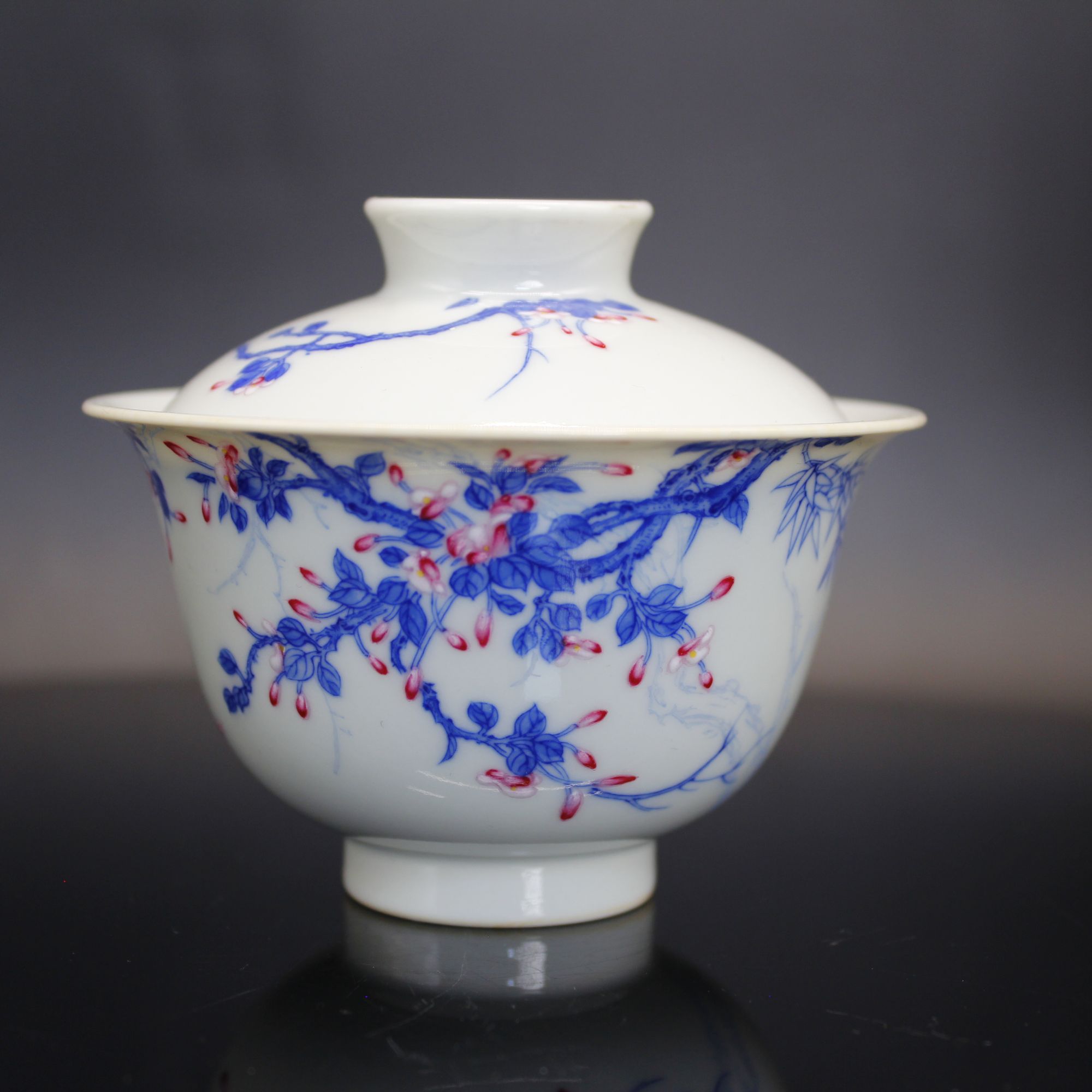 Y800  青花加彩石榴杯  CJM2340075  