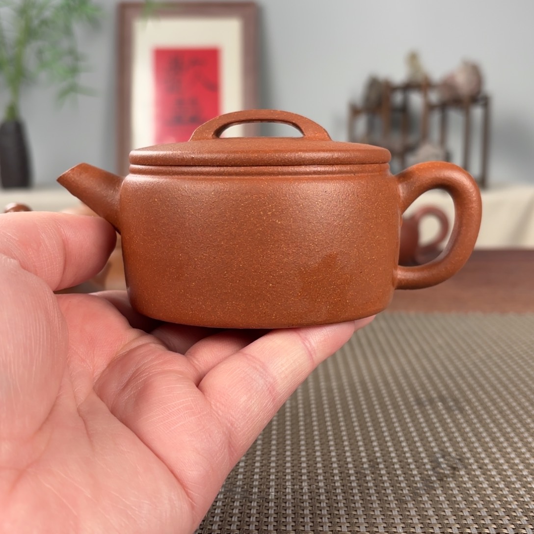 紫砂茶壶黄龙山原矿紫砂壶