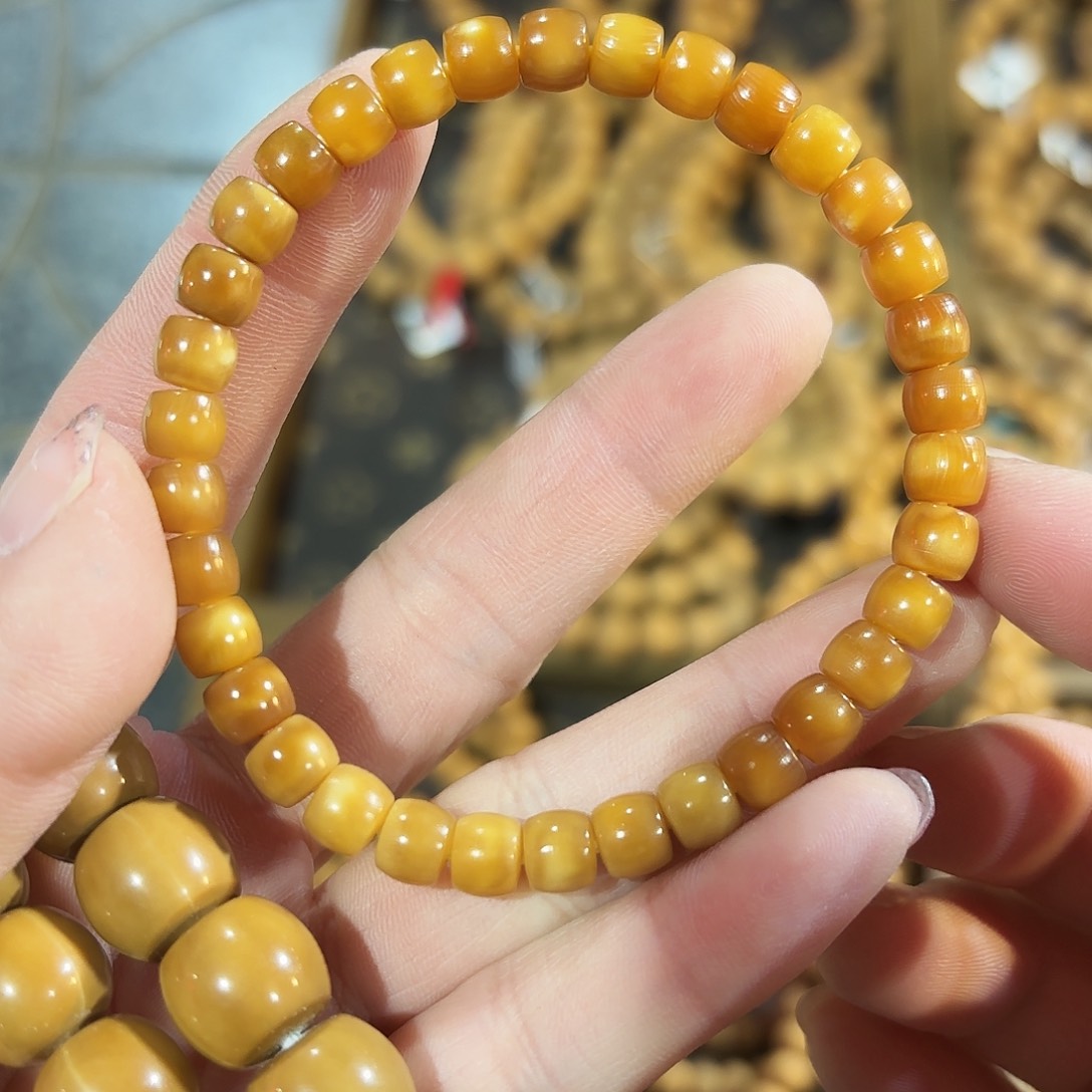 全玉化龙脊手串全品76