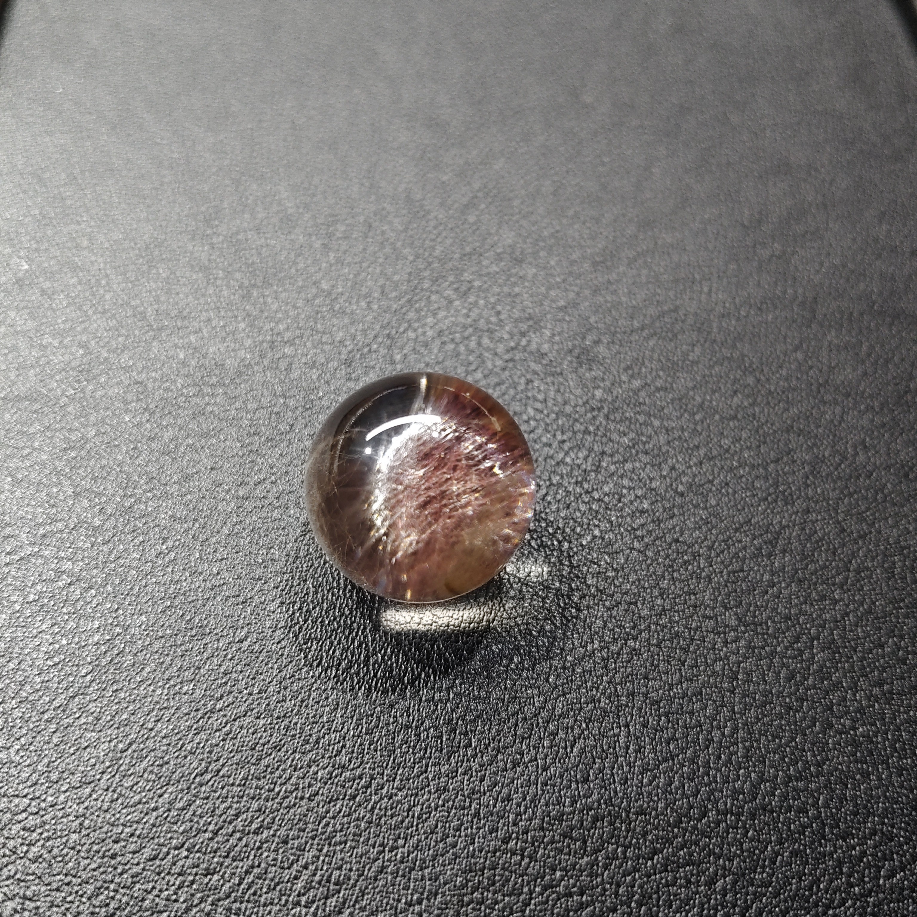 天然兔毛水晶尺寸19.9mm
