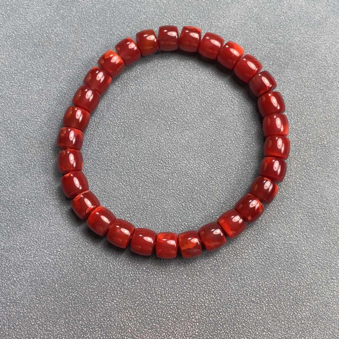 南红玛瑙珠子未镶嵌古*鸡