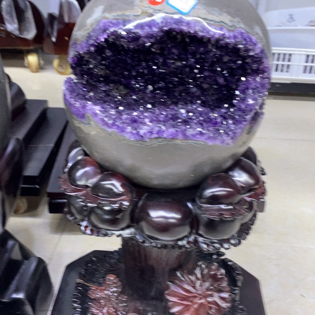 紫晶 小葛开口笑未镶嵌