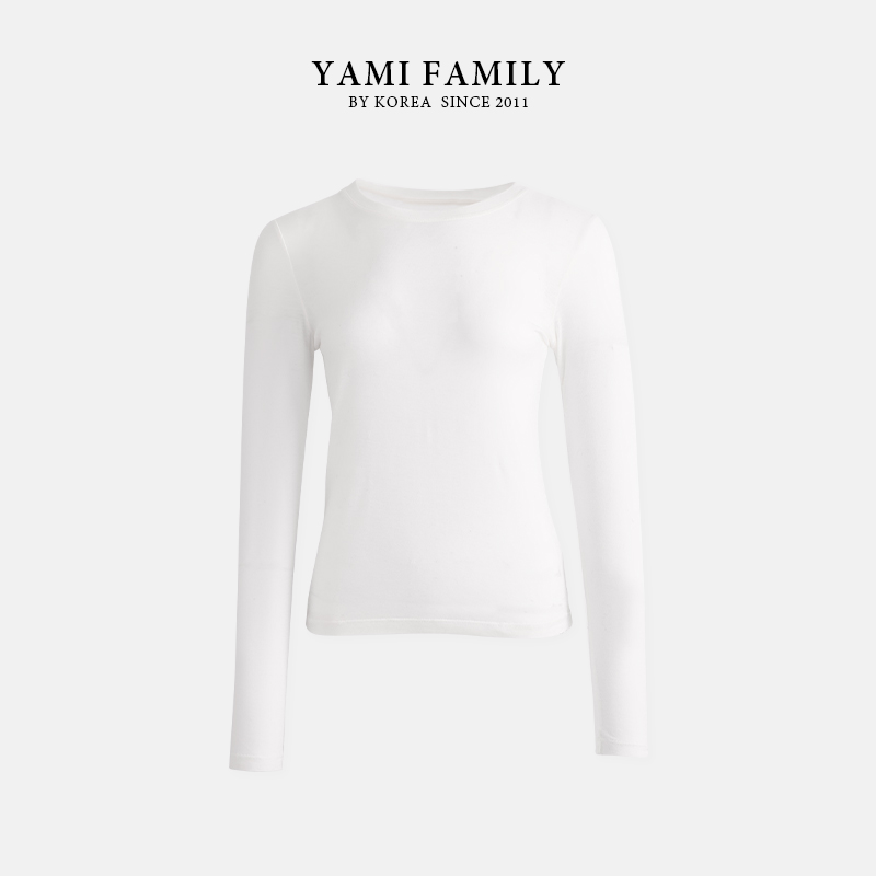 大连亚美 GZYB TX AP81女长袖辣妹风T恤正肩打底衫运动白色瑜伽