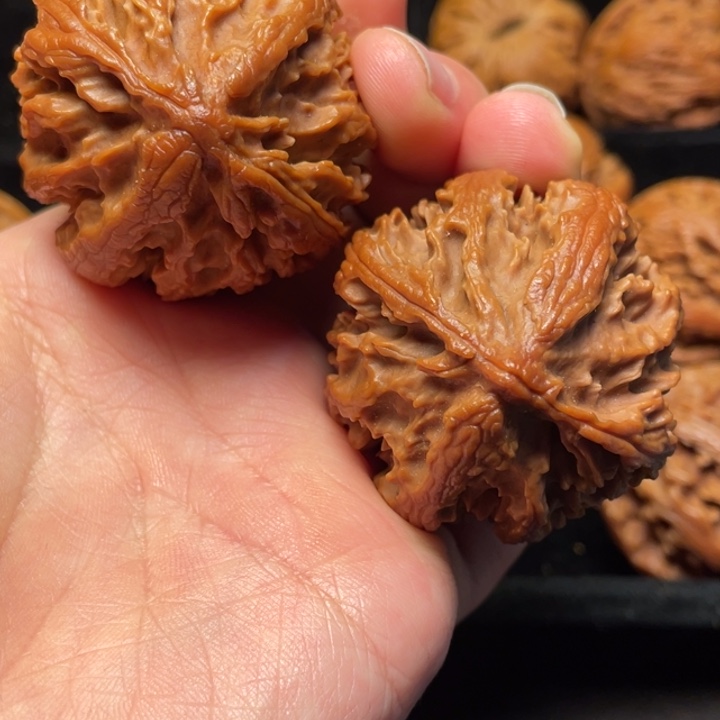 文玩核桃把件秦岭山脉核桃
