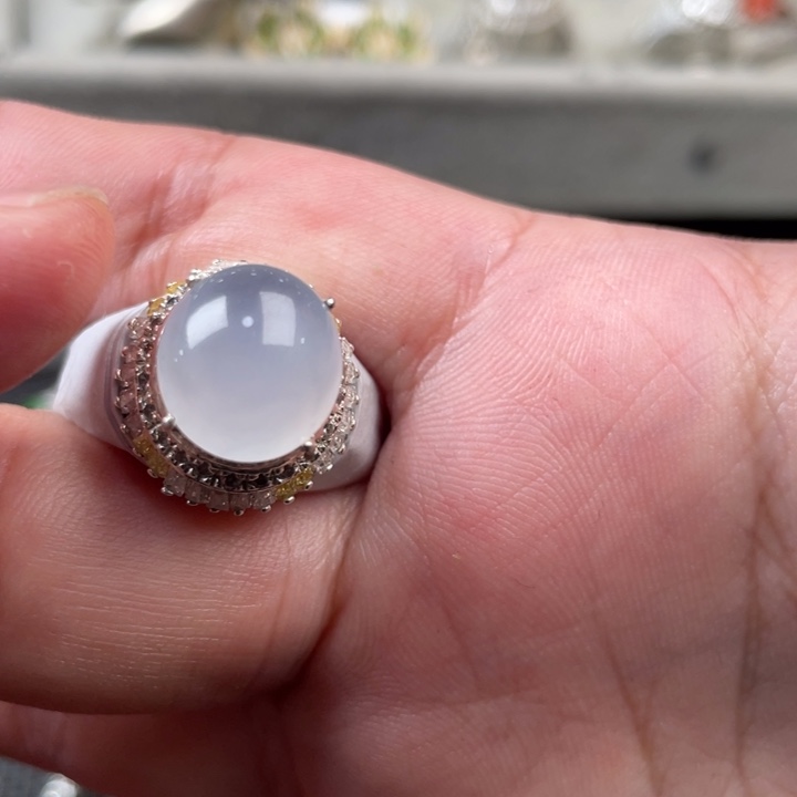 翡翠未镶嵌戒指缅甸天然翡翠