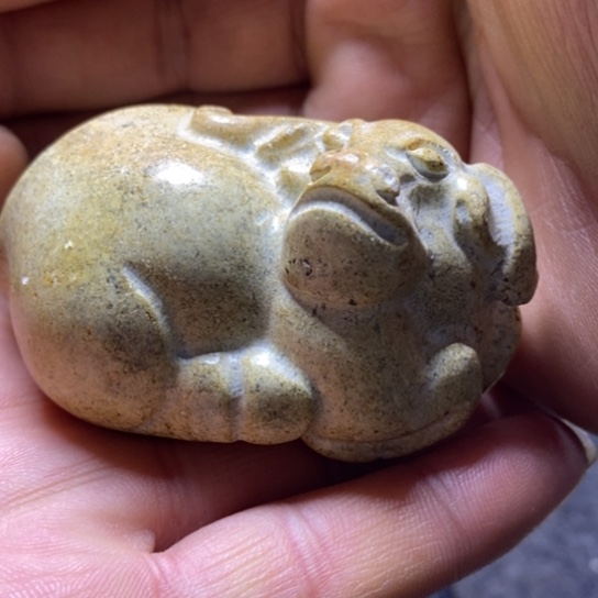 和田玉把件未镶嵌