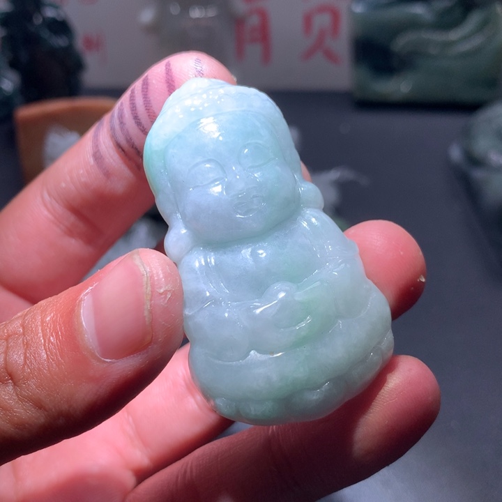 翡翠未镶嵌颈饰保真天然a货翡翠