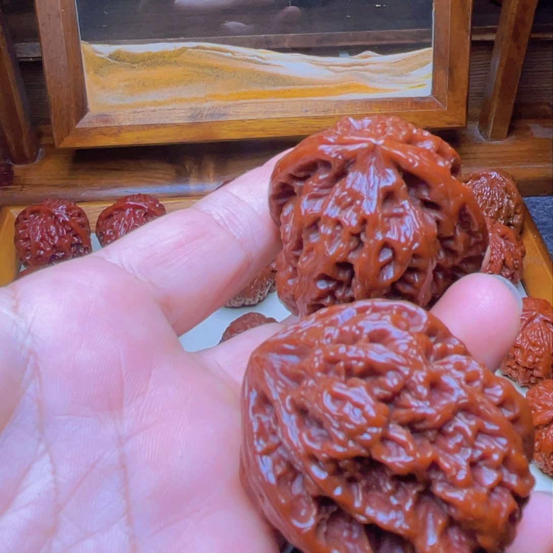 文玩核桃吊坠文玩核桃 手把件 大粗筋 