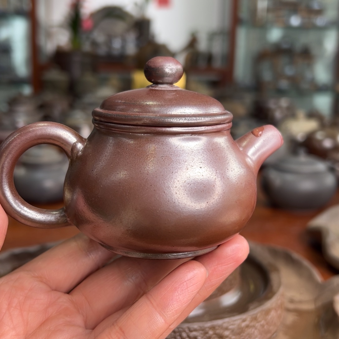 贵台龙窑柴烧茶壶A13