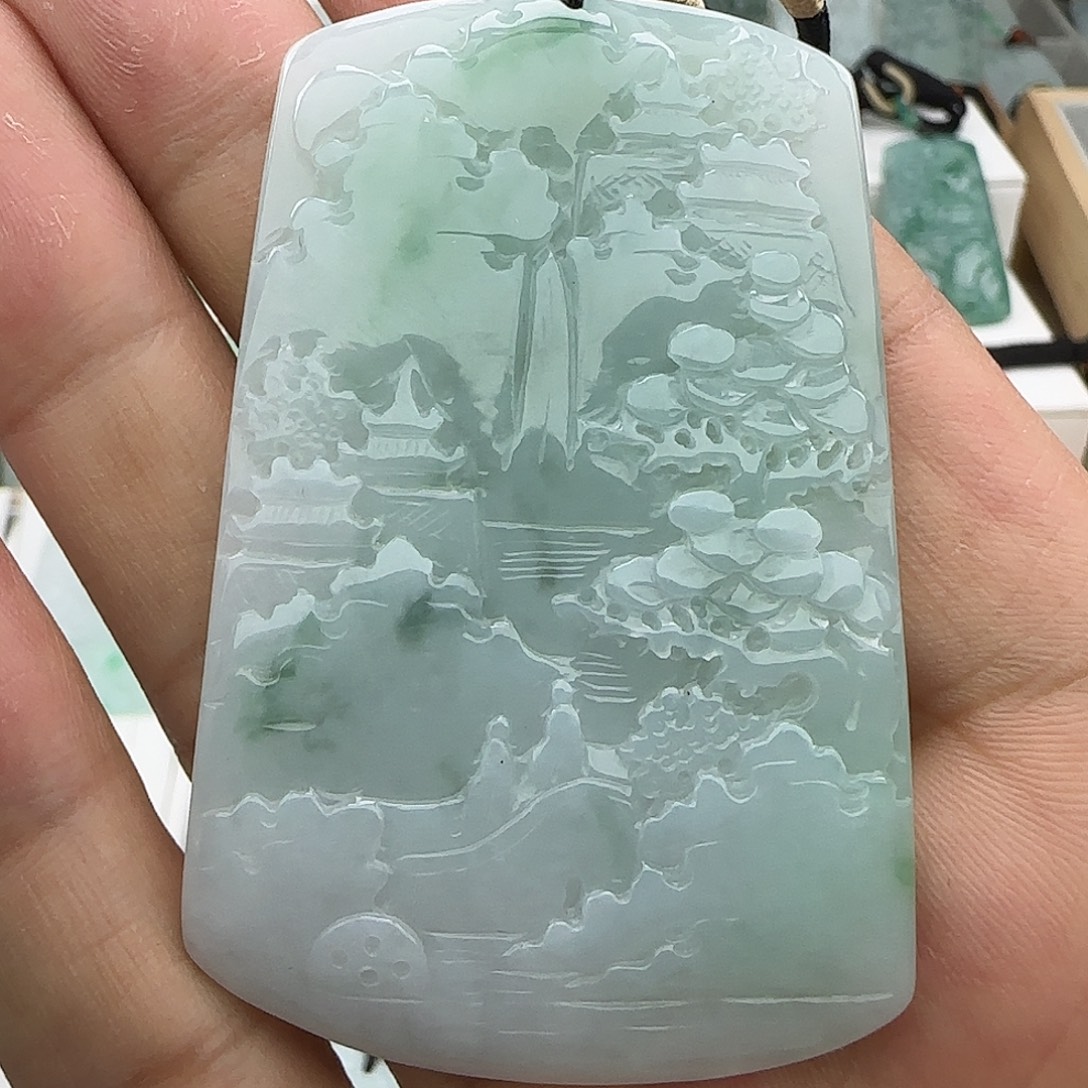 颈饰未镶嵌翡翠翡翠