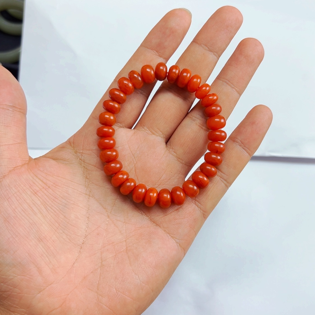 南红玛瑙未镶嵌手链南红算盘珠 珍品（多样性发货