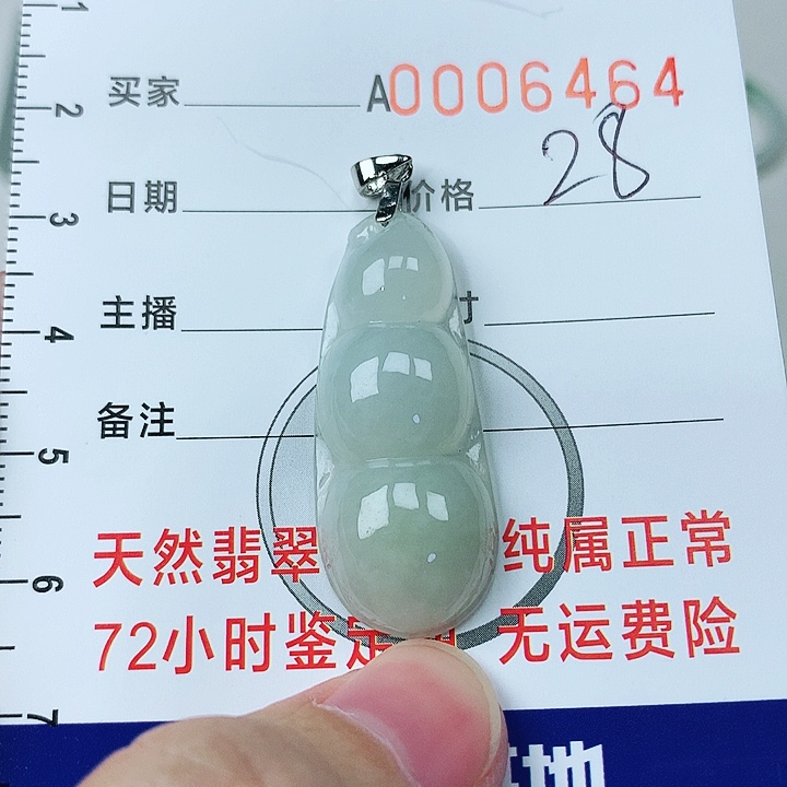 翡翠颈饰银S925镶嵌翡翠