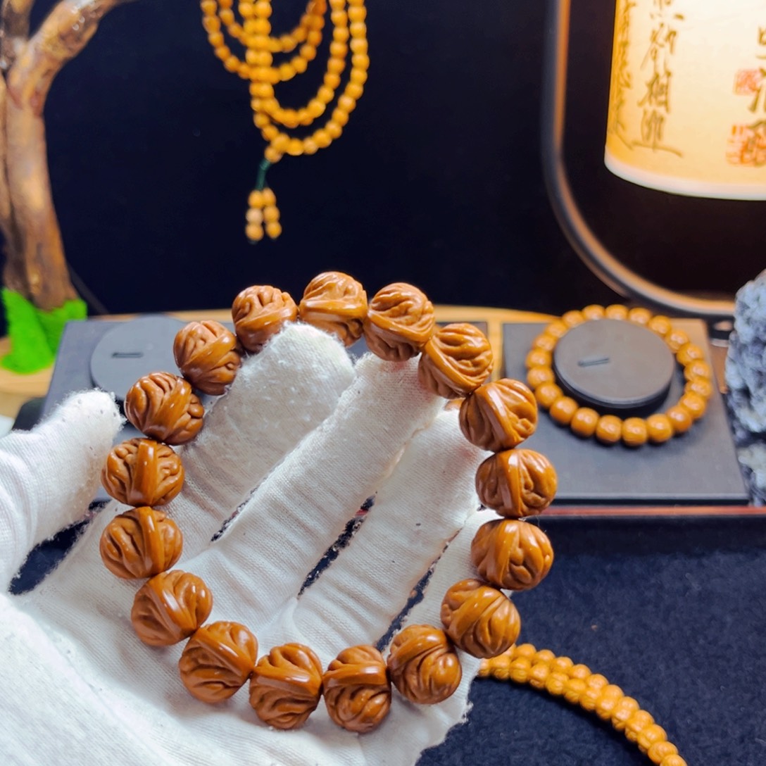 生***花吊坠桃核野生桃核