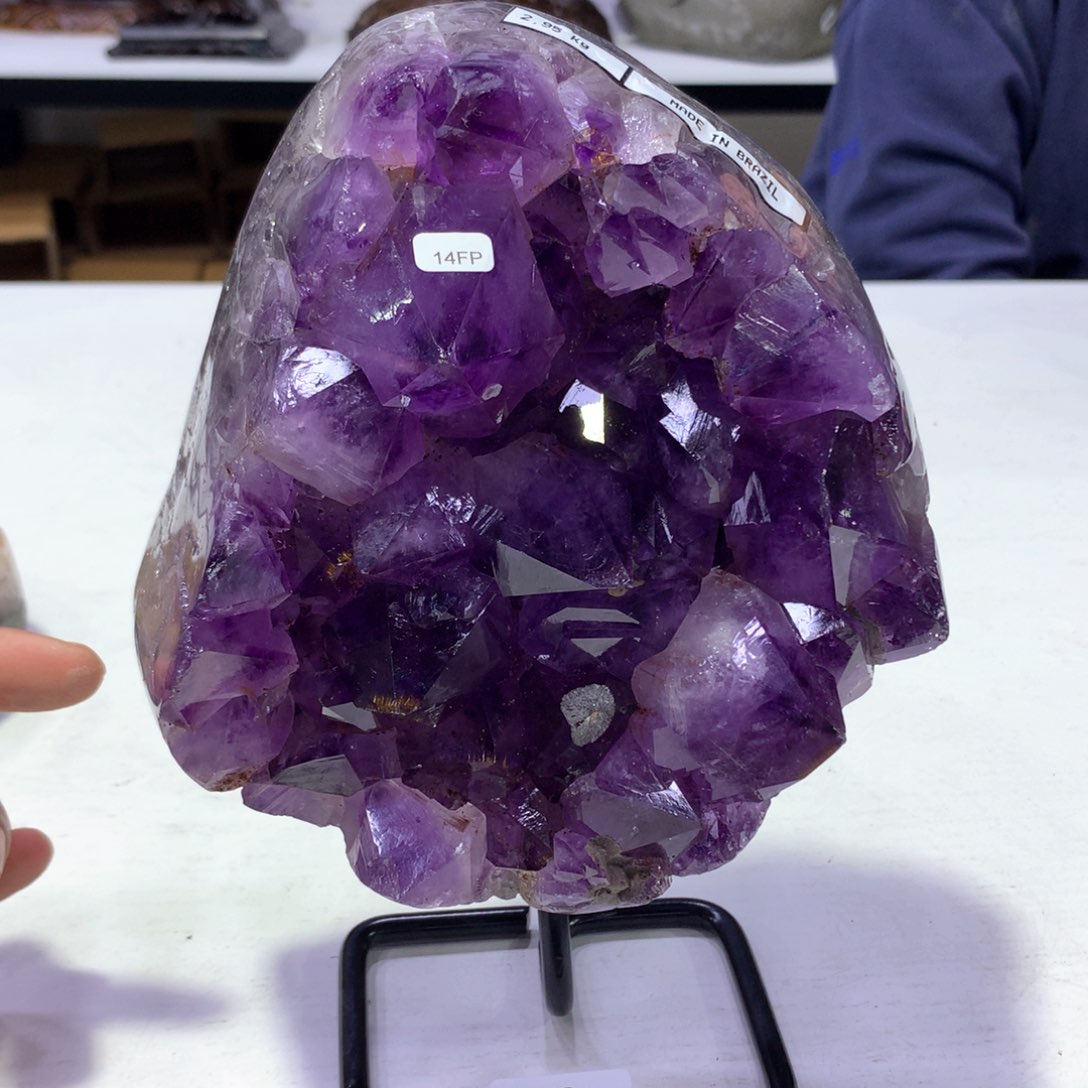 未镶嵌珠宝半成品水晶紫晶32