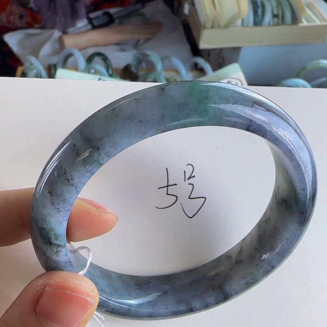 翡翠手镯未镶嵌老坑61.8