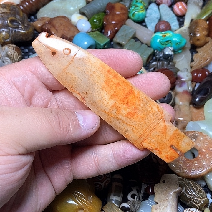 和田玉未镶嵌颈饰143