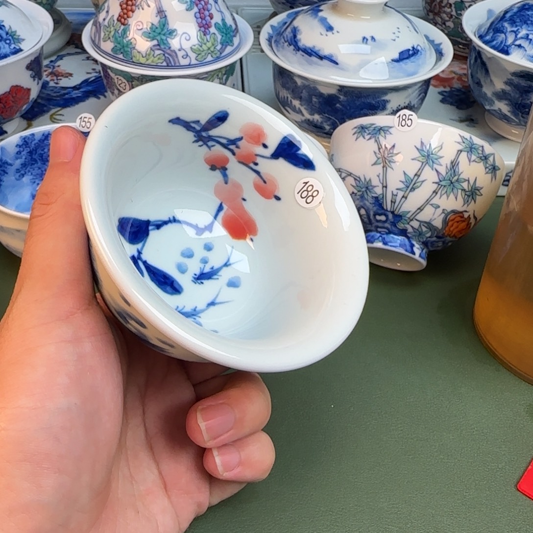 彦祖纯手工手绘茶具188