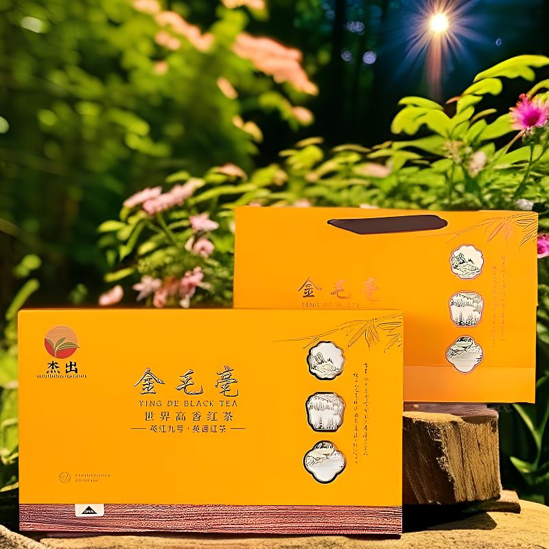 【杰出茶叶】明码实价【送礼必备】高端-英德红茶-金毛毫礼盒套装 