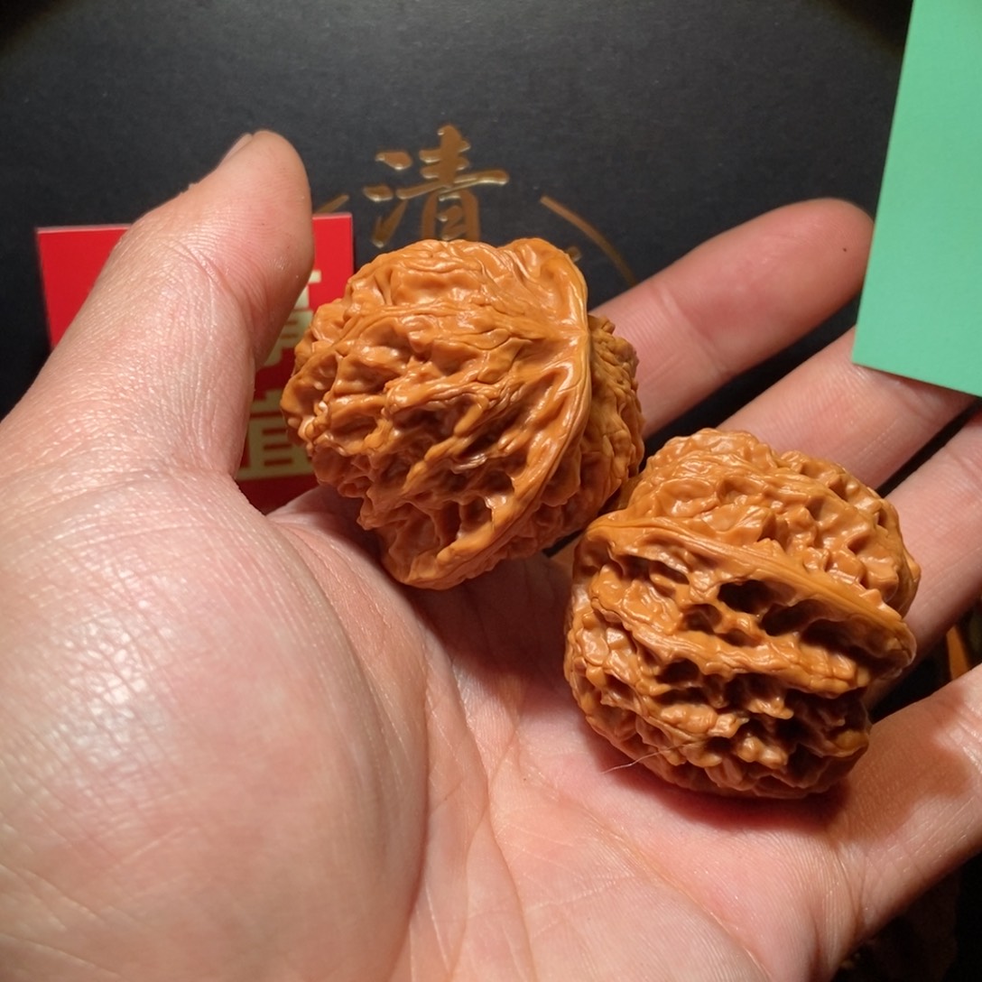 文玩核桃把件004苹果