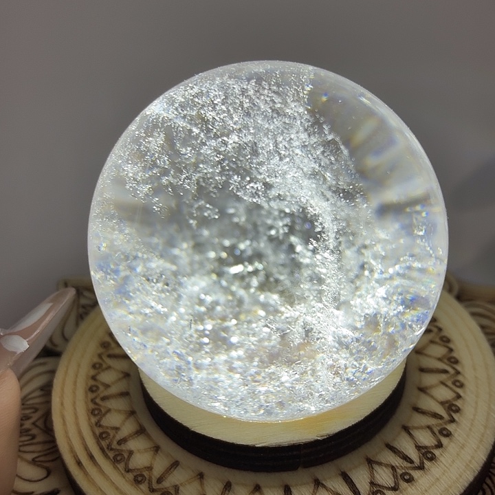 珠宝半成品水晶未镶嵌48.6mm