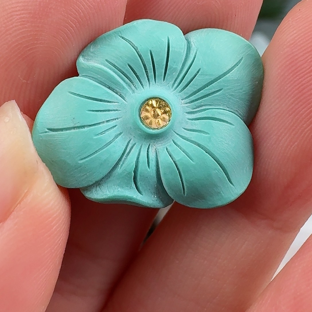 绿松石珠宝奇石未镶嵌