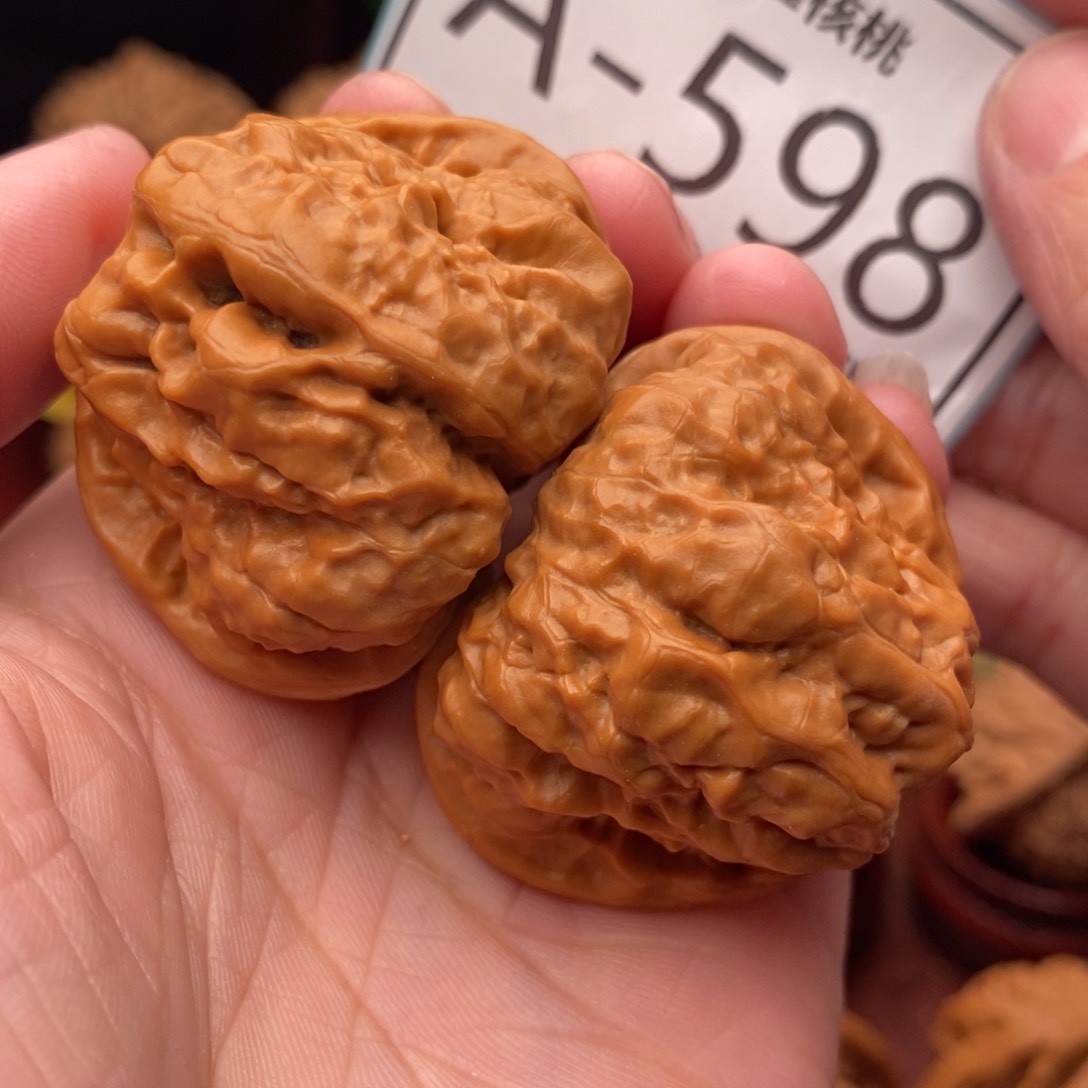 文玩核桃把件开背蛙41