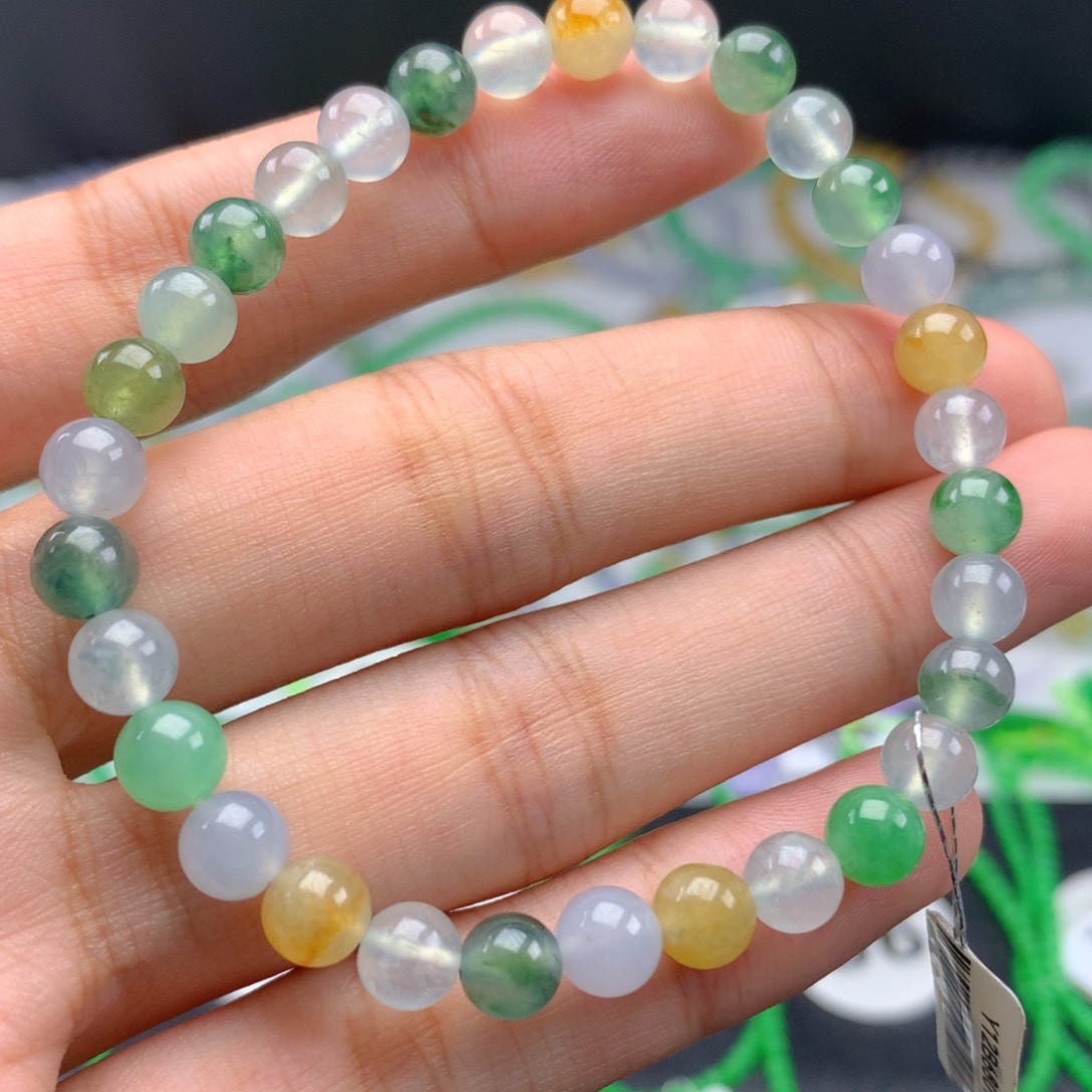未镶嵌翡翠手链卡
