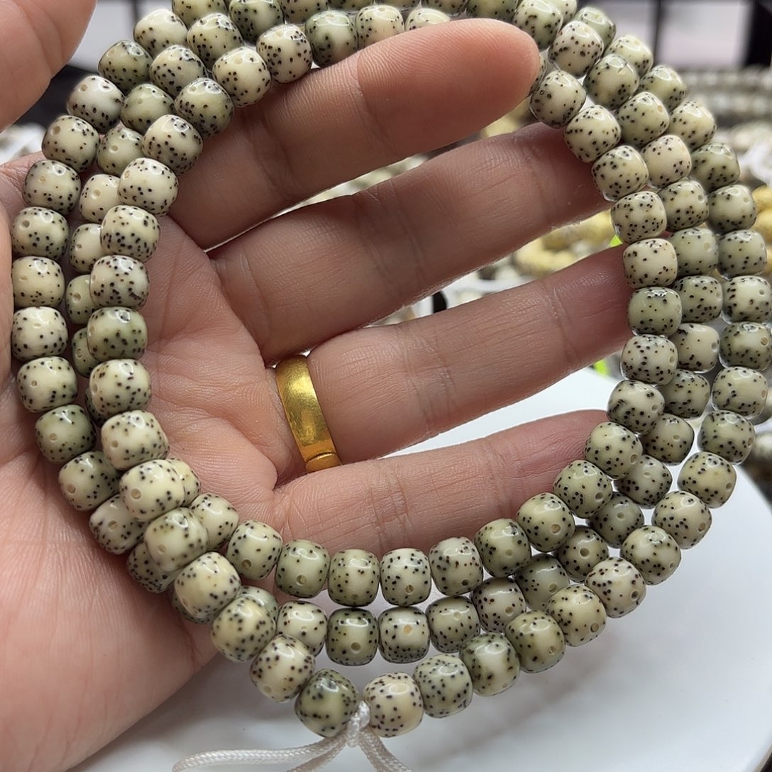 星月菩提手串87同枝一线天留白