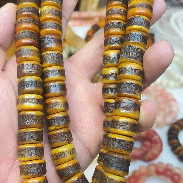 无***4手串/手链牛骨牦牛嘎卡16精工108