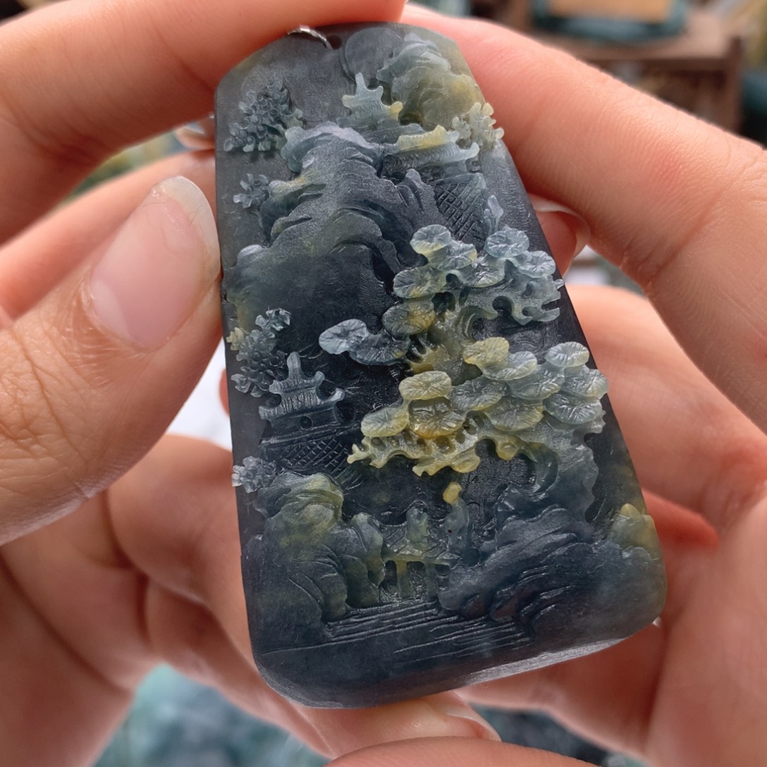 赫***兹定制翡翠未镶嵌毛货不退不换