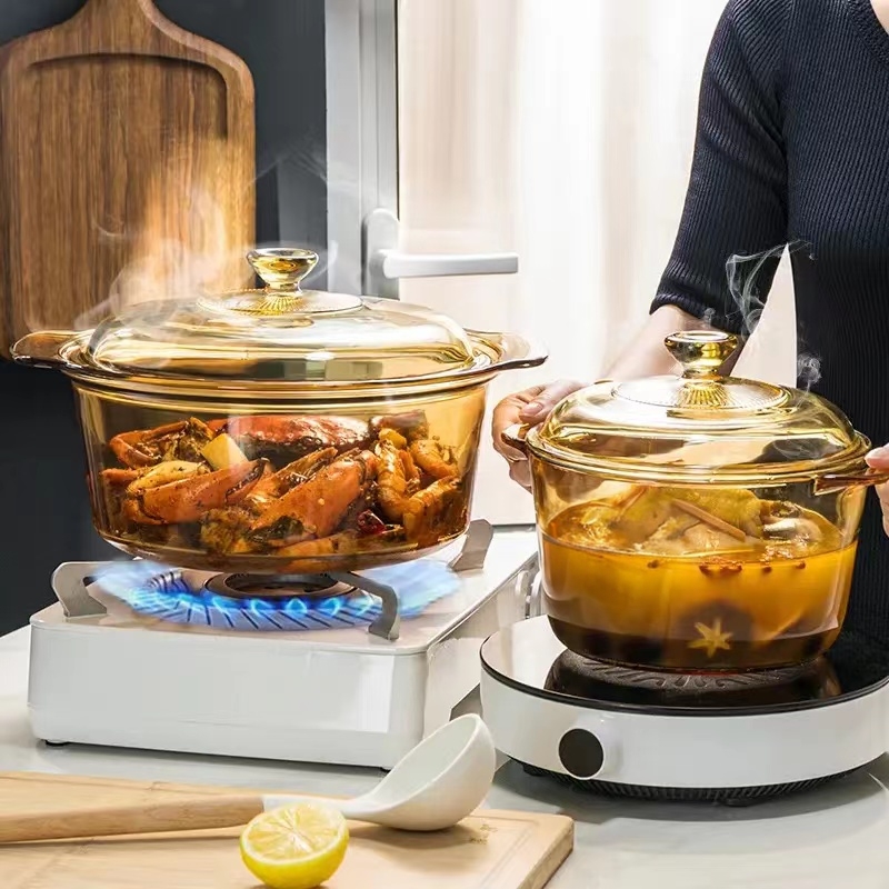 【全系列】【CORELLE】【耐高温玻璃锅】【明火直烧玻璃锅】【可进烤箱】