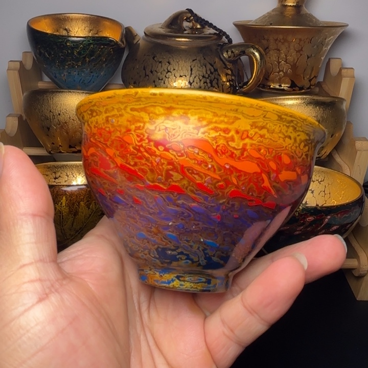 ****儿茶盏易象建盏的盏