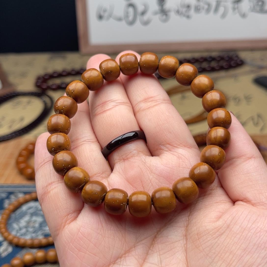 紫金鼠手串实心老型10