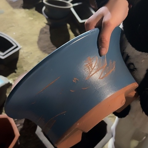 紫砂宜兴紫砂蓝色票口33