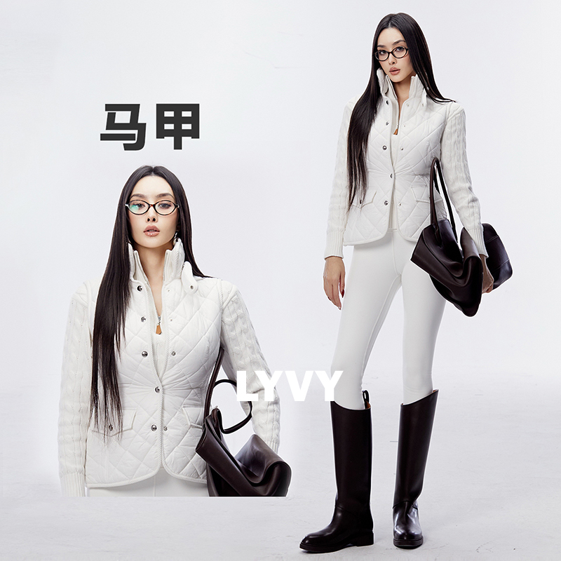 【马甲】袁伶嫣同款老钱系列立领收腰棉马甲保暖实用