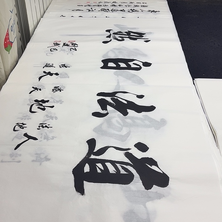 书法老师精品行书平尺