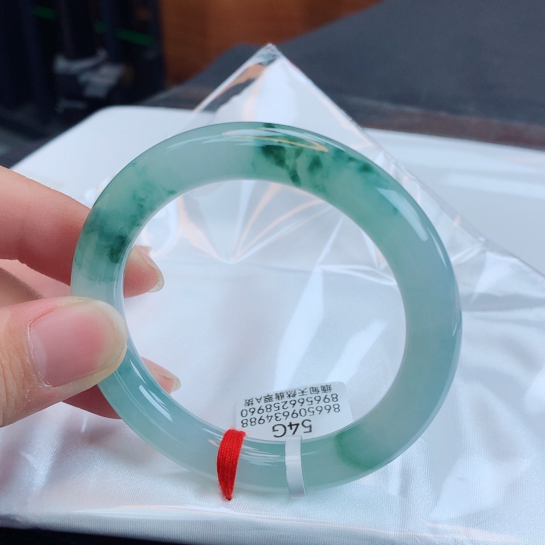 翡翠手镯未镶嵌天然缅甸翡翠A货手镯