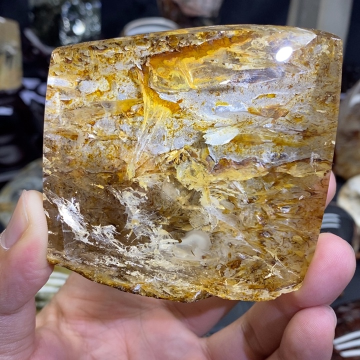 水晶未镶嵌车挂水晶