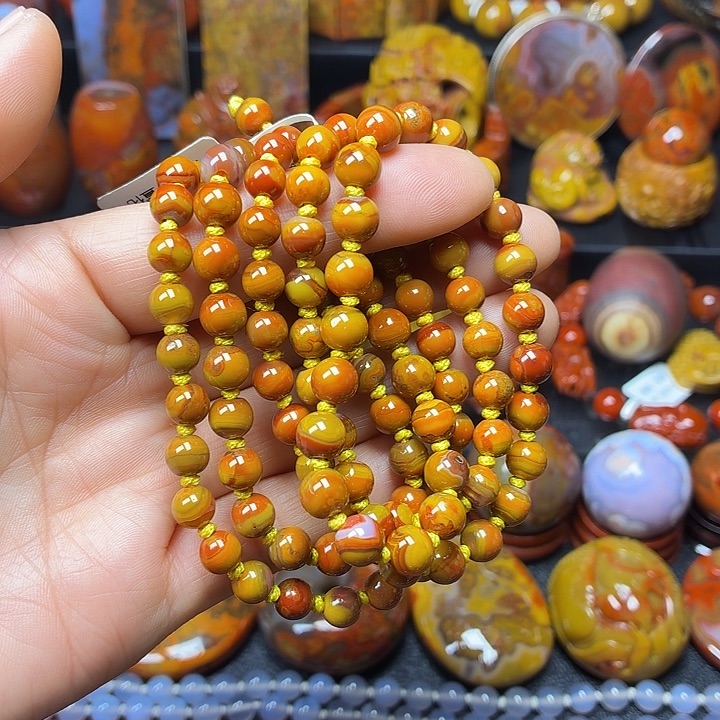 玛瑙/玉髓未镶嵌项链