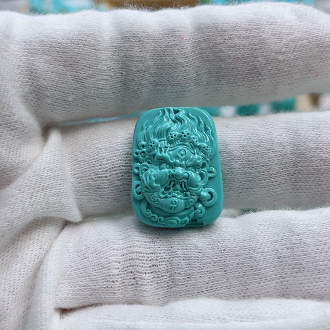 绿松石珠宝奇石未镶嵌