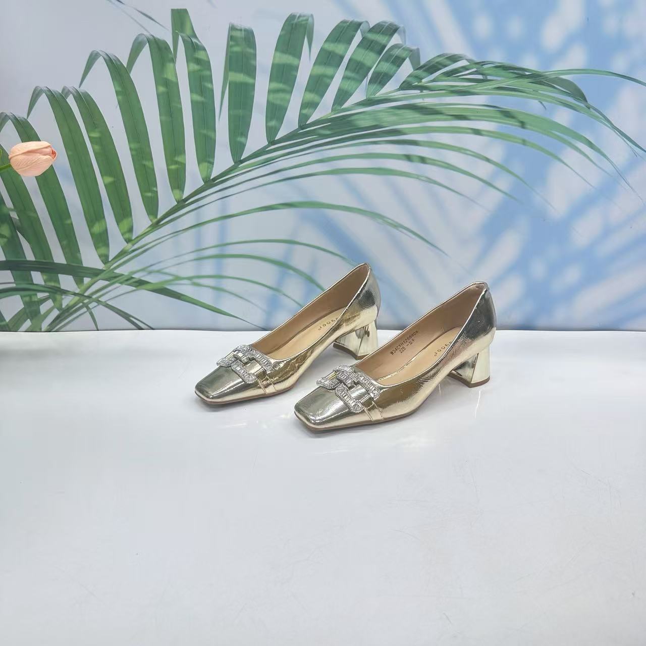 小强家女鞋 芽儿家新款百搭女单鞋（Y255-40-1 ）（W34CYH1266908）