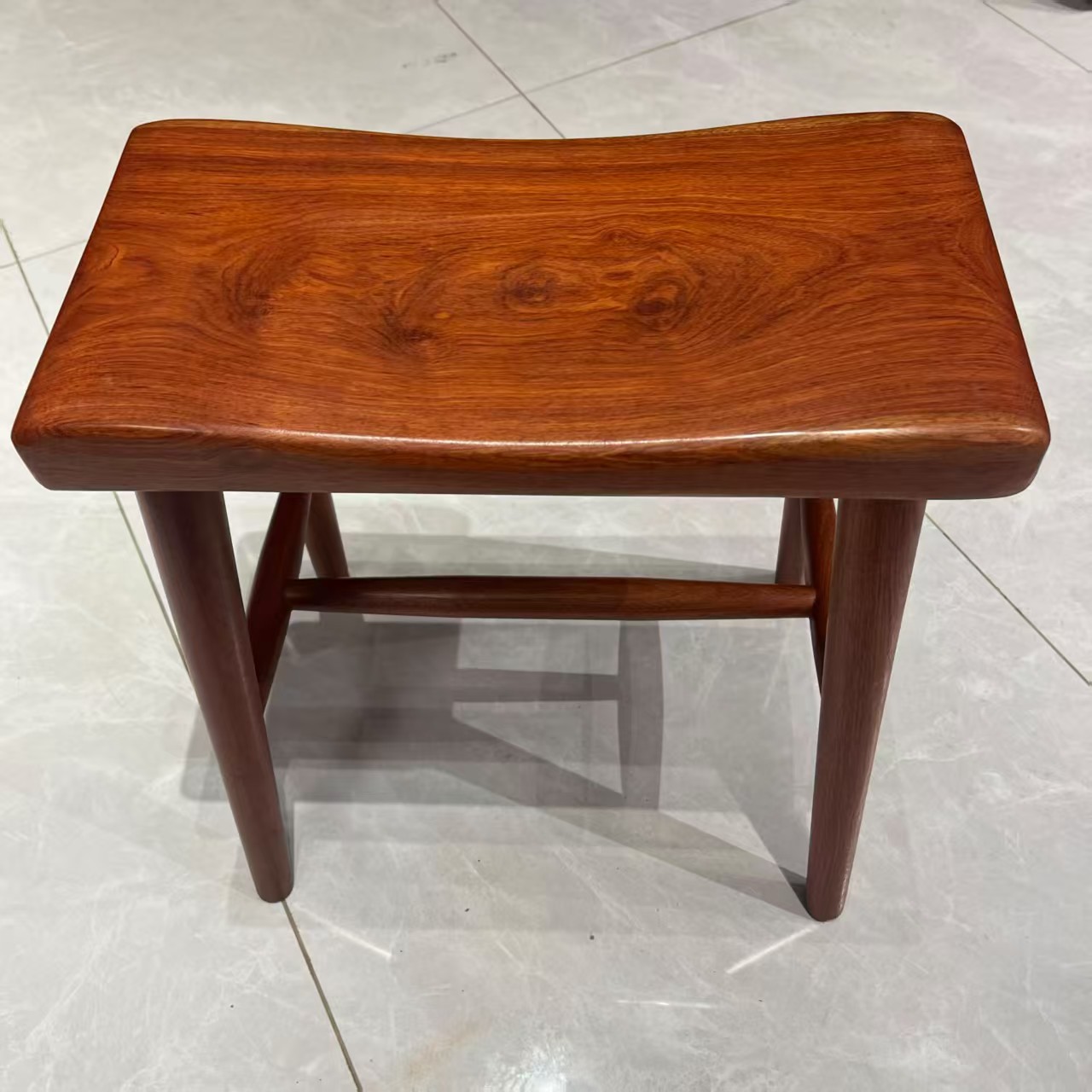 赞比亚小巴花客厅凳子换鞋凳实木板凳家用老板创意制作简约