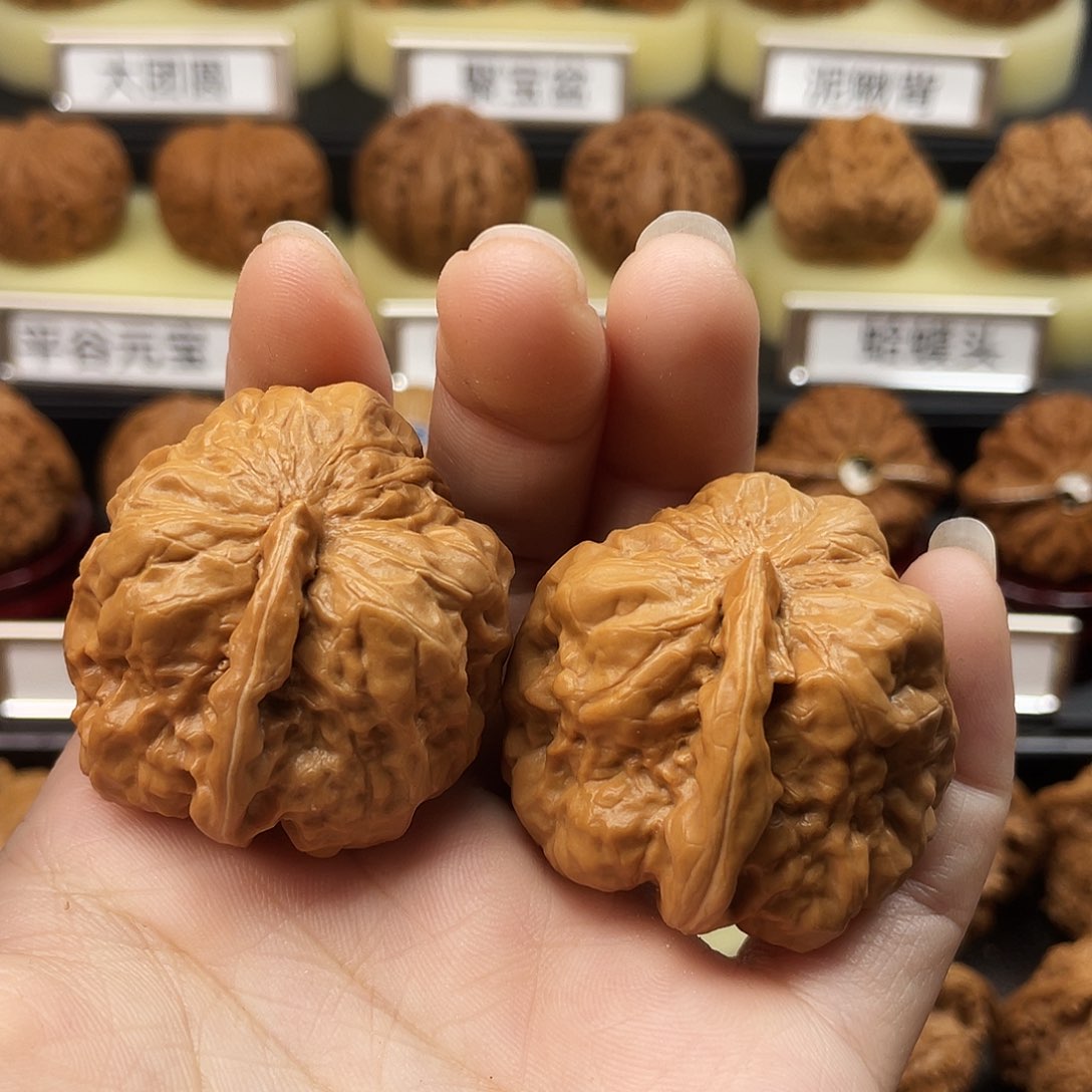 文玩核桃把件一帆风顺全品931