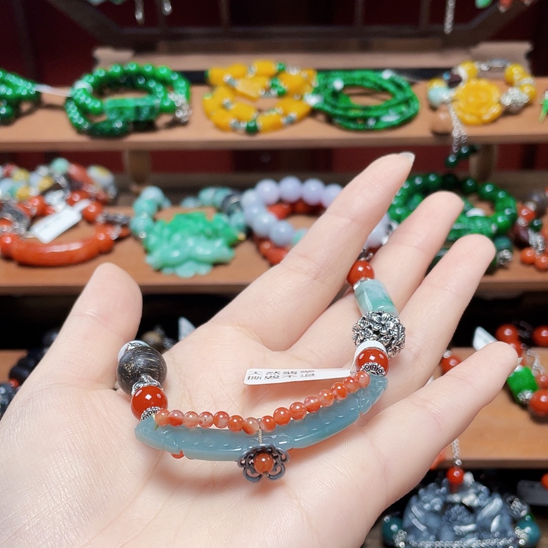 未镶嵌手链翡翠饰品