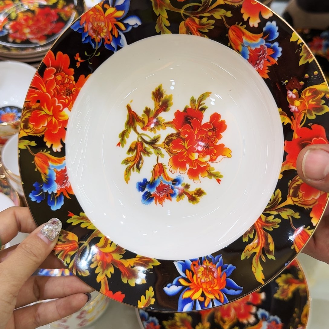 搪瓷骨瓷餐具陶瓷高温8