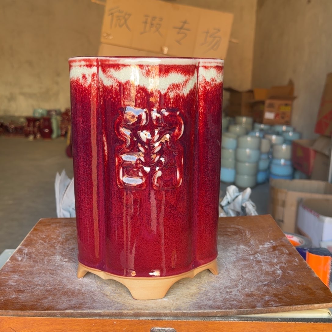 摆件陶郑家钧瓷摆件微瑕