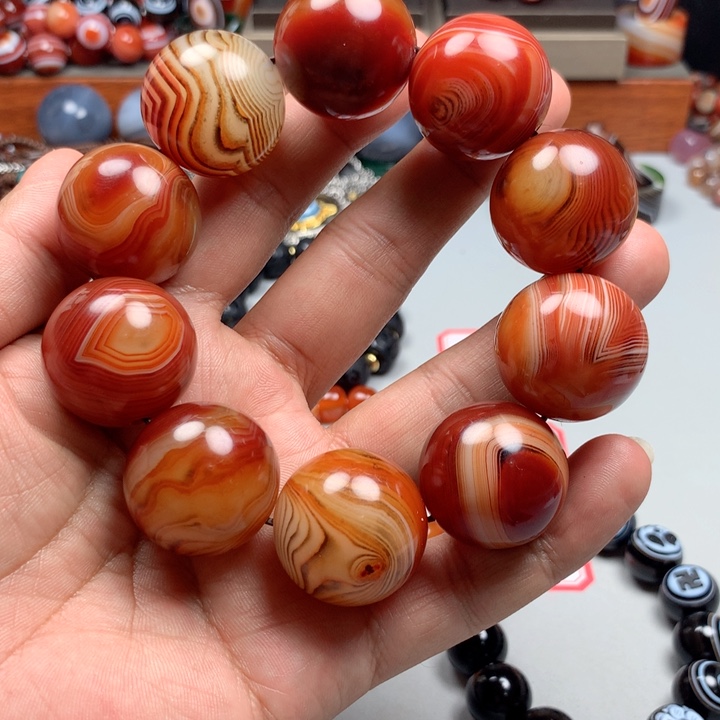 未镶嵌手链玛瑙/玉髓6*羊