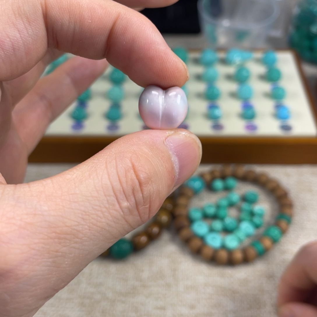 原生态湖北矿小配饰，直径13